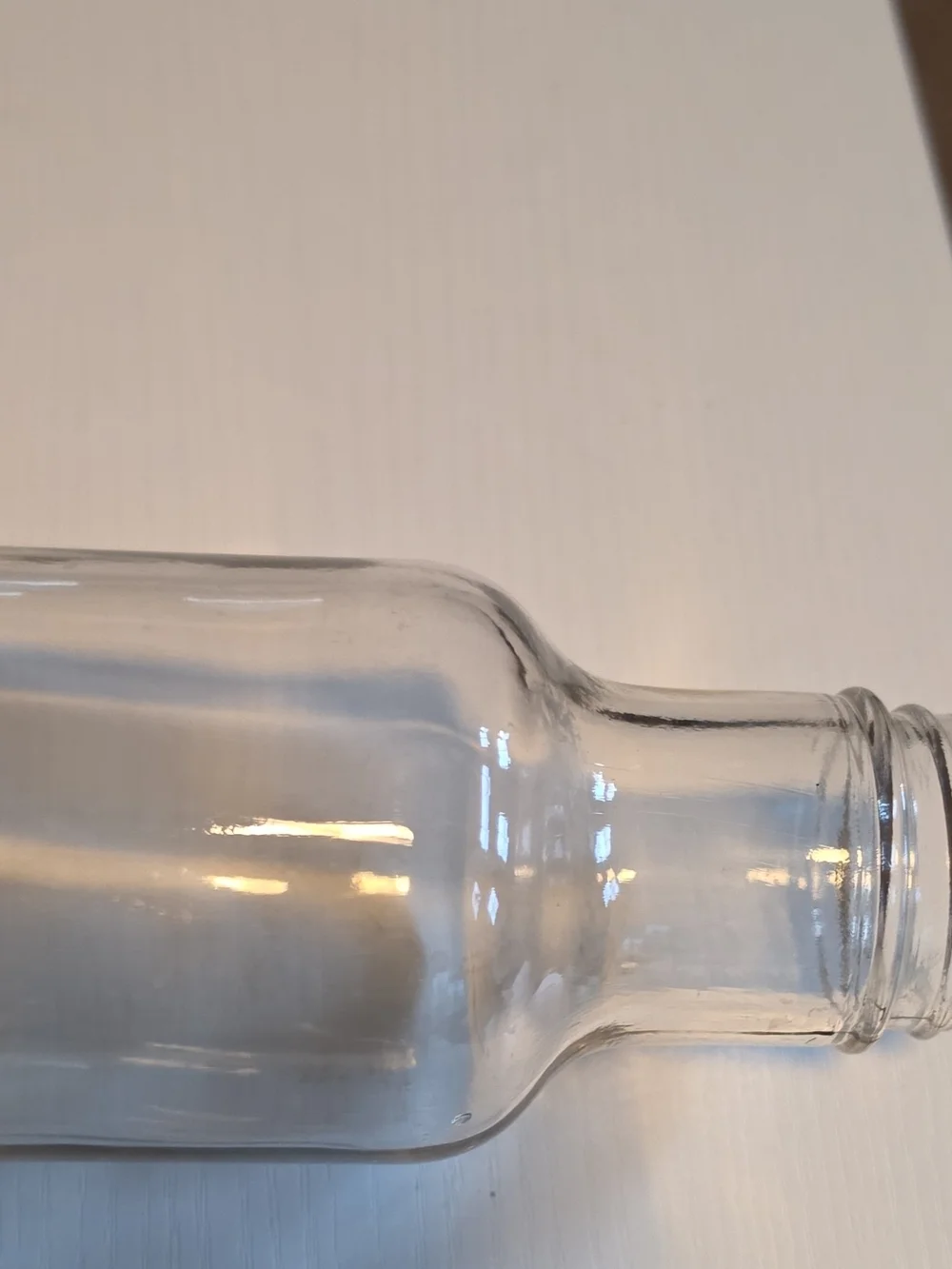 Vintage Clear Glass Rolling Pin